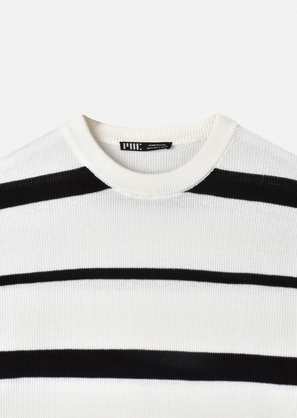 STRIPPED KNIT T-SHIRT