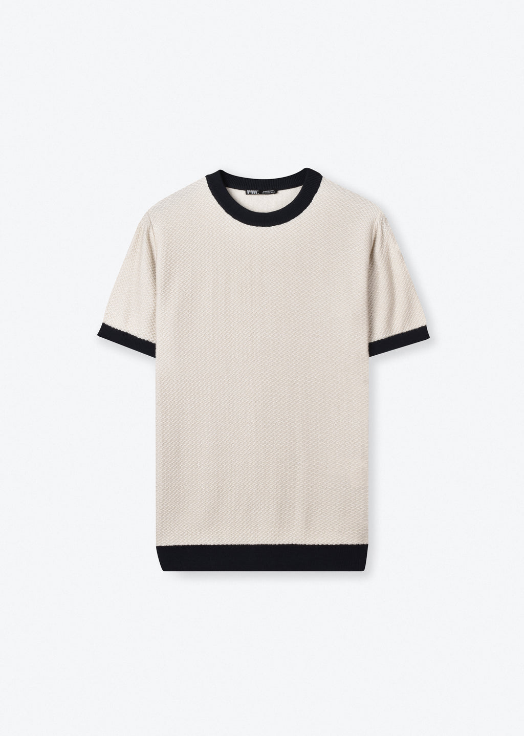 TEXTURED KNIT T-SHIRT