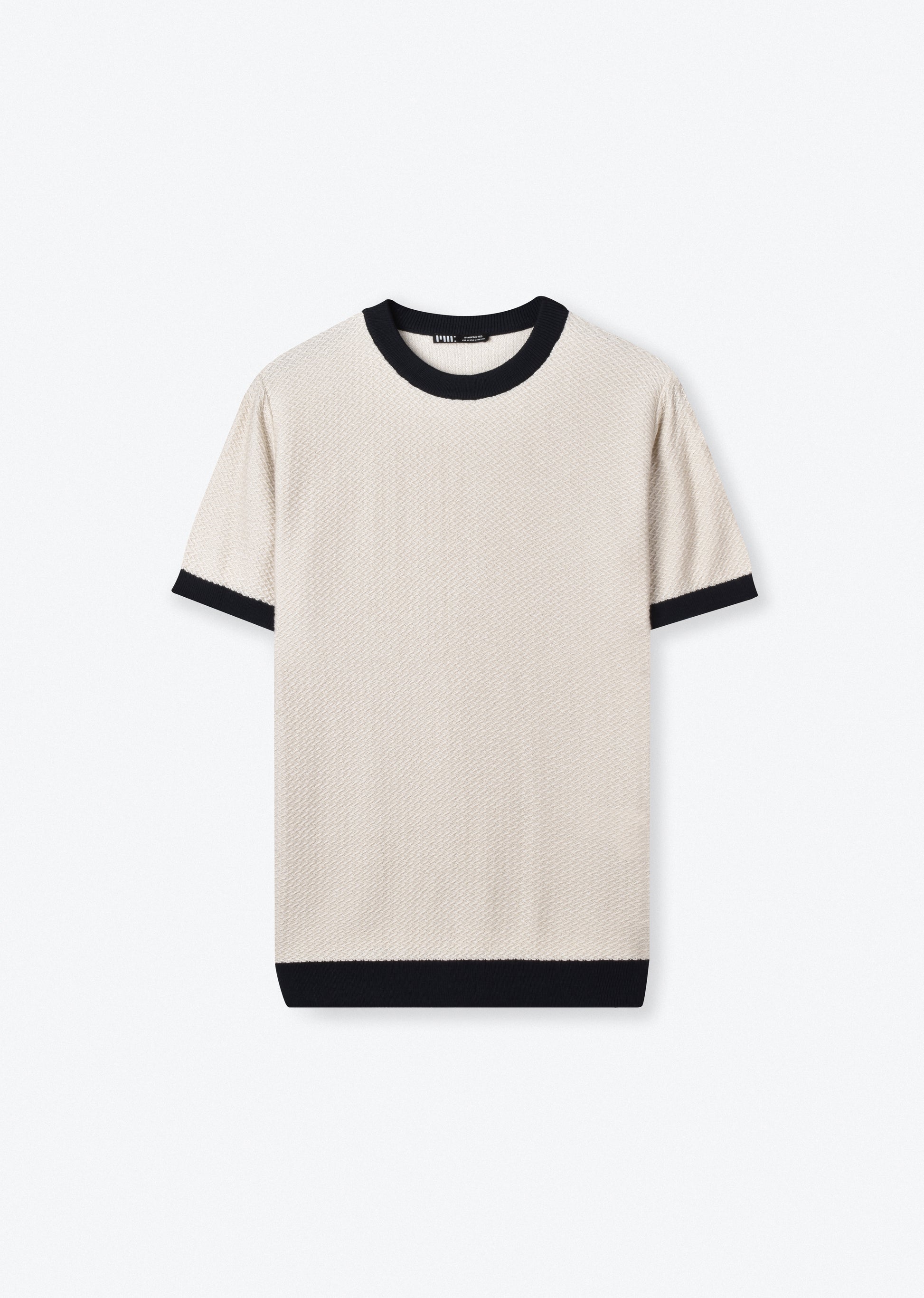 TEXTURED KNIT T-SHIRT