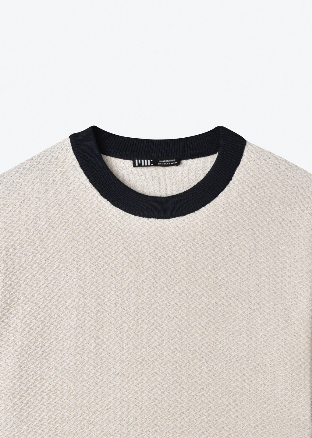TEXTURED KNIT T-SHIRT