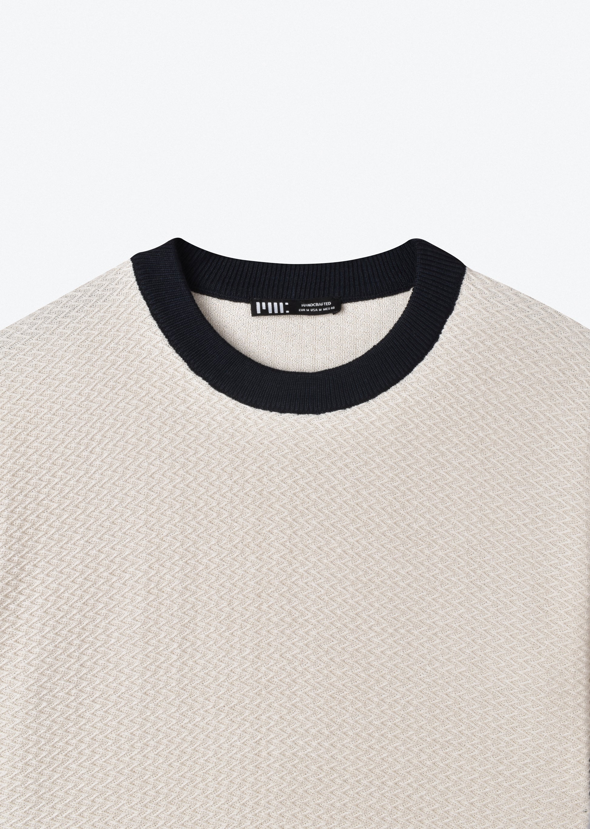 TEXTURED KNIT T-SHIRT