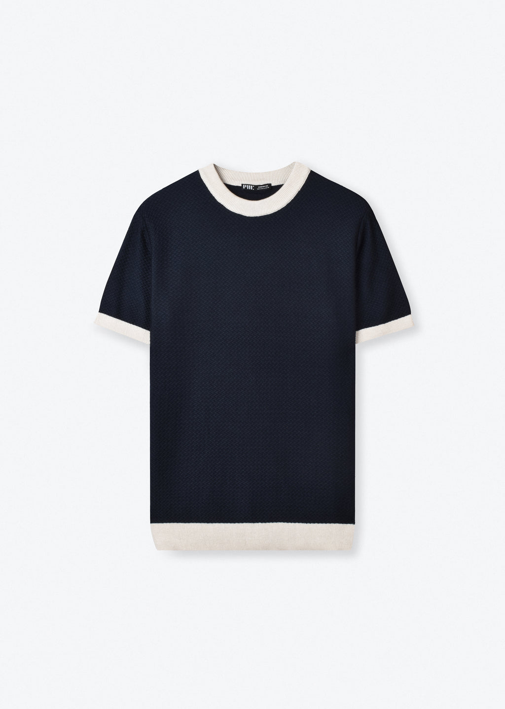 TEXTURED KNIT T-SHIRT