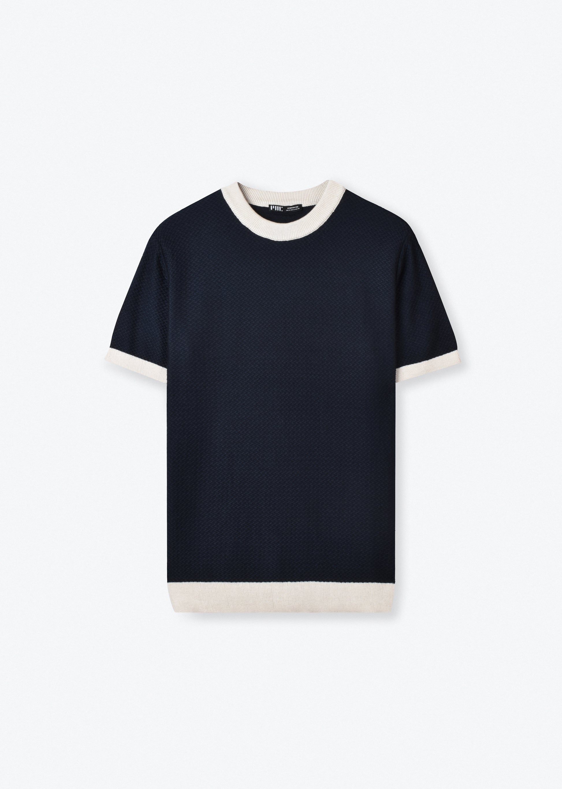 TEXTURED KNIT T-SHIRT
