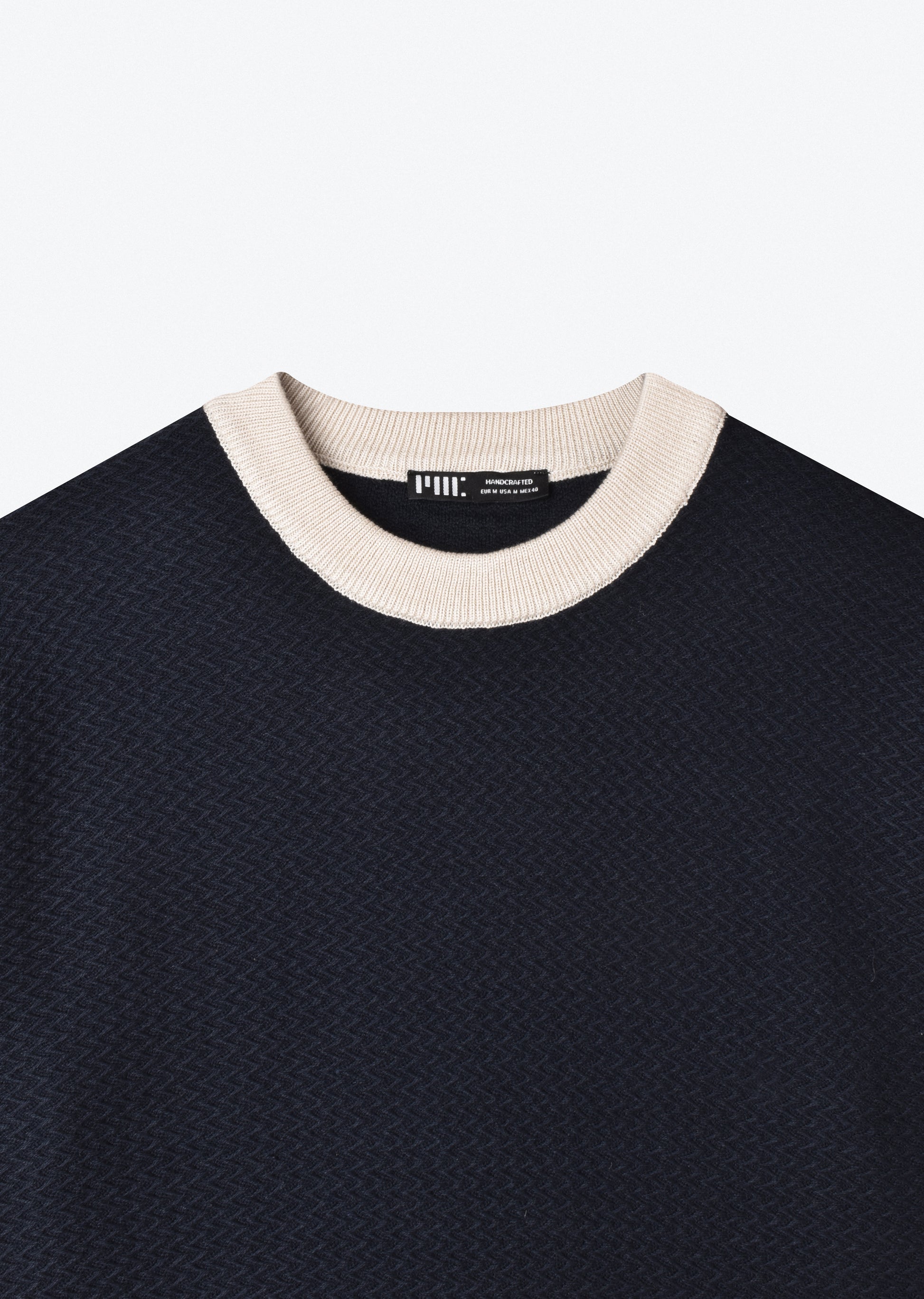 TEXTURED KNIT T-SHIRT