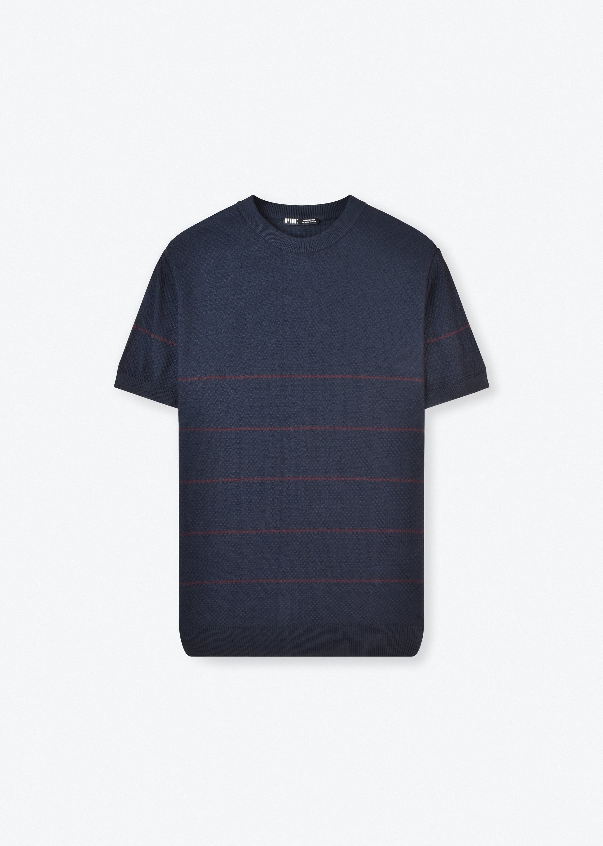 STRIPED KNIT T-SHIRT