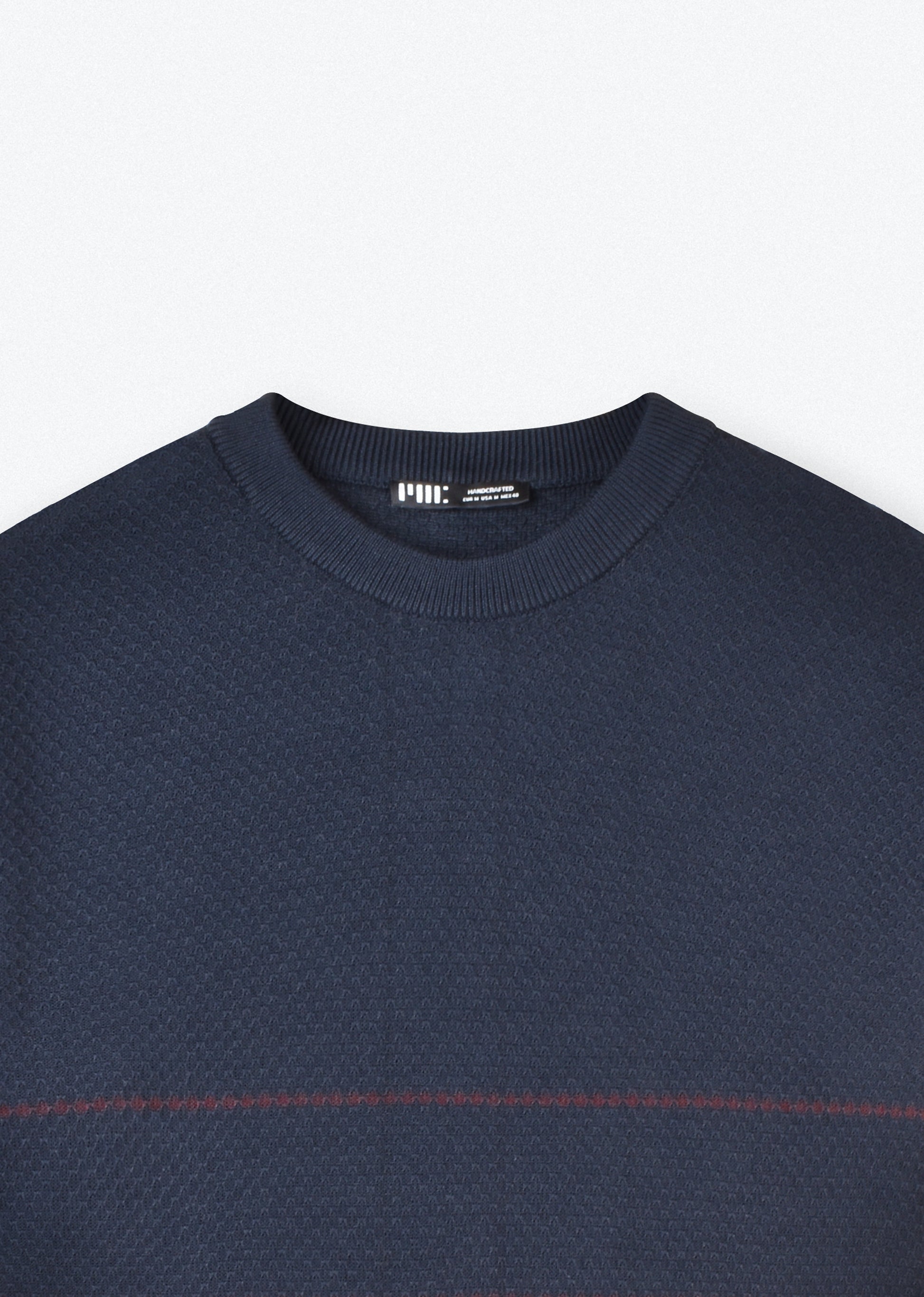 STRIPED KNIT T-SHIRT