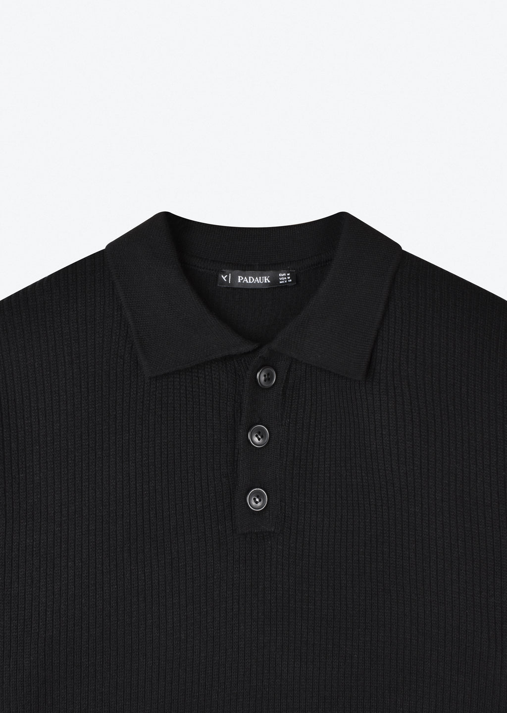 BUTTON-UP KNIT POLO