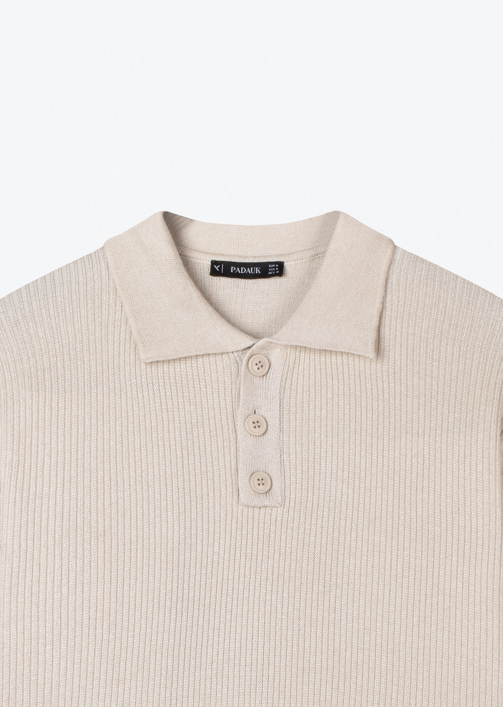 BUTTON-UP KNIT POLO