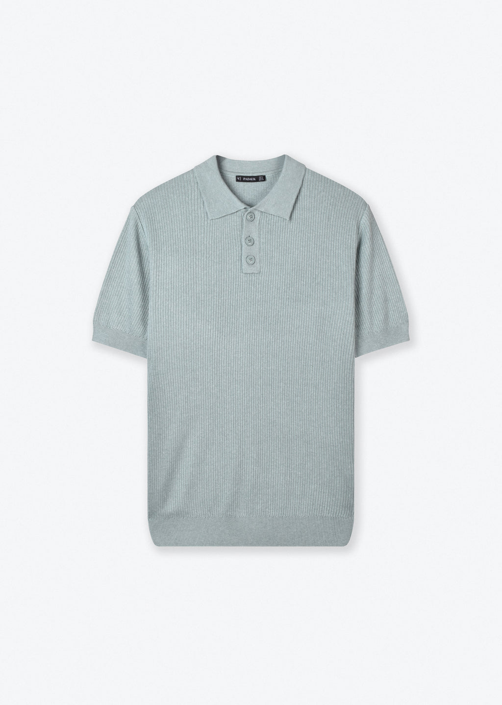 BUTTON-UP KNIT POLO