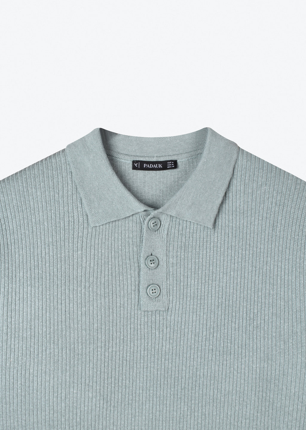 BUTTON-UP KNIT POLO