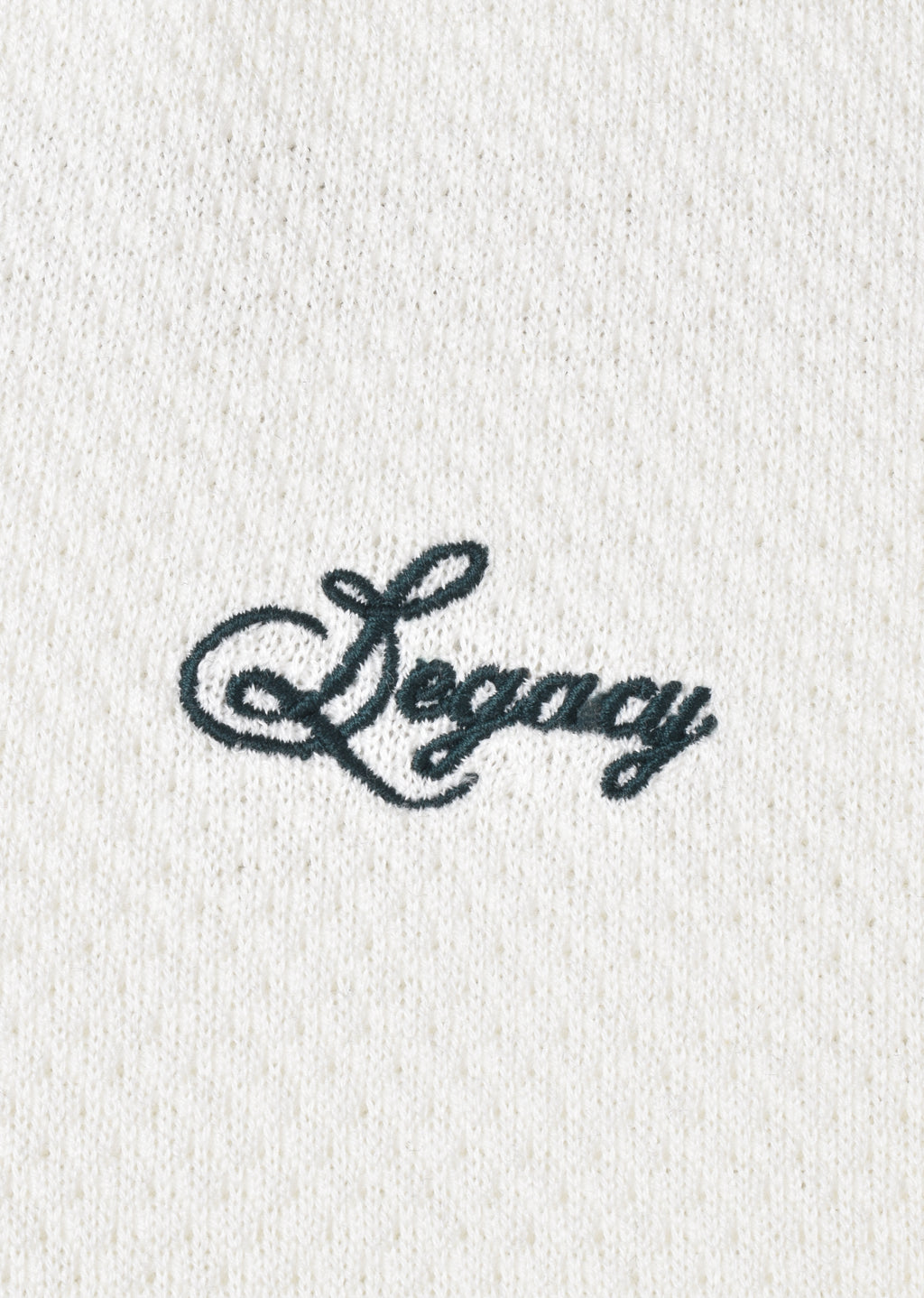 EMBROIDERED KNIT POLO SHIRT