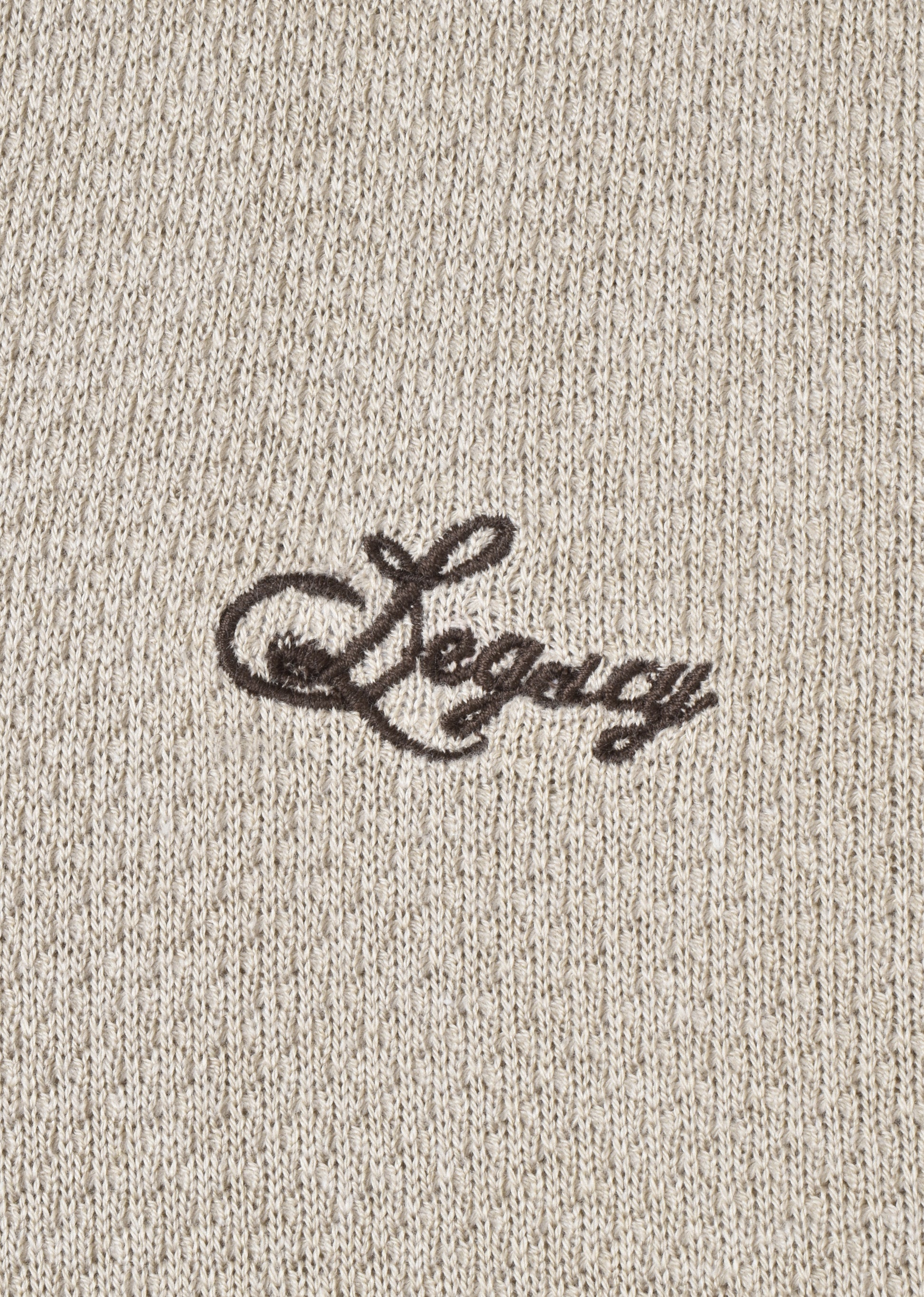 EMBROIDERED KNIT POLO SHIRT