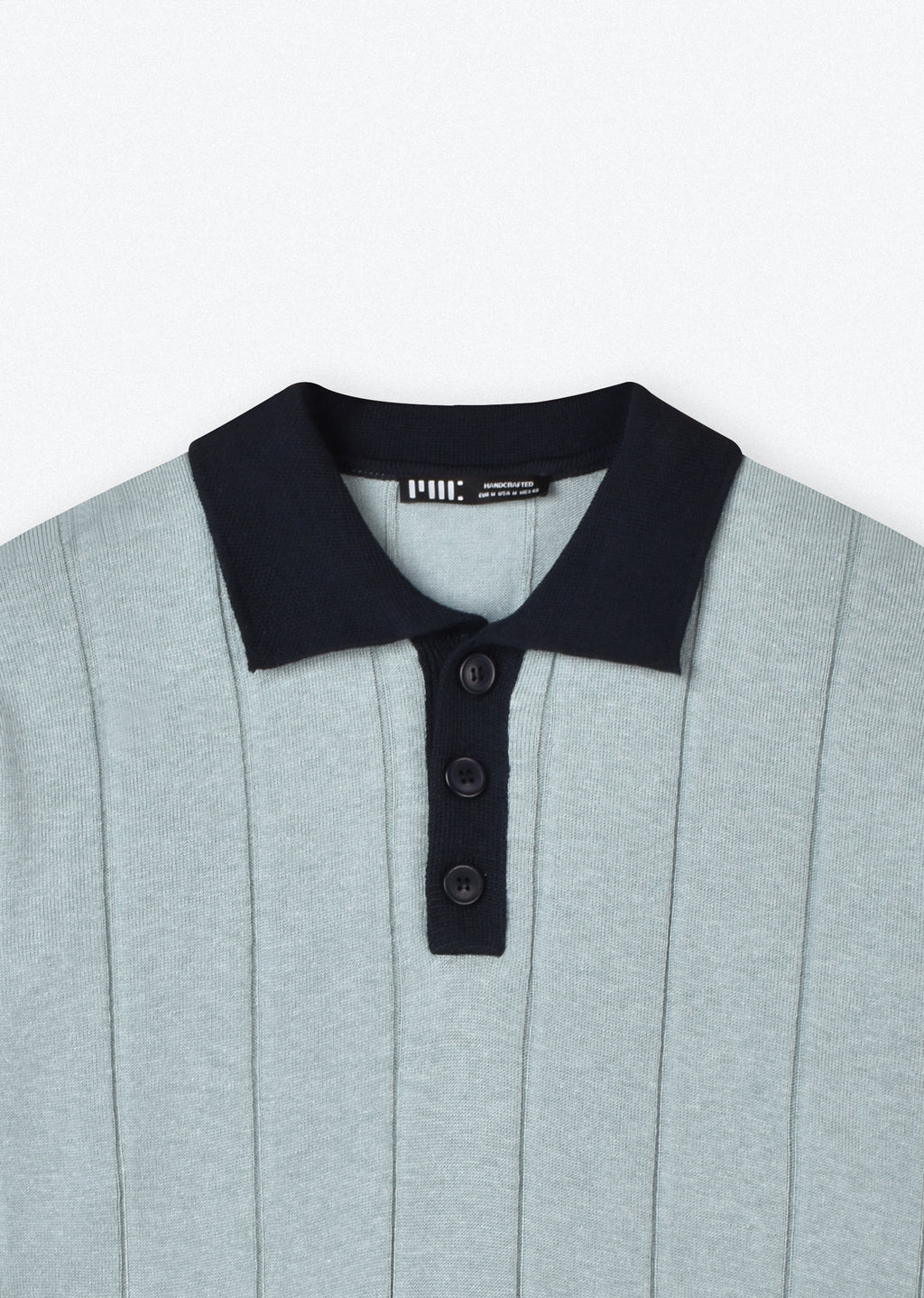 CONTRAST KNIT POLO SHIRT