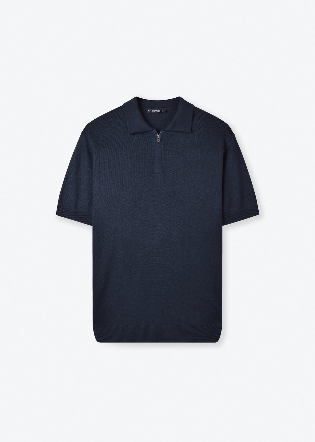 QUARTER ZIP KNIT POLO