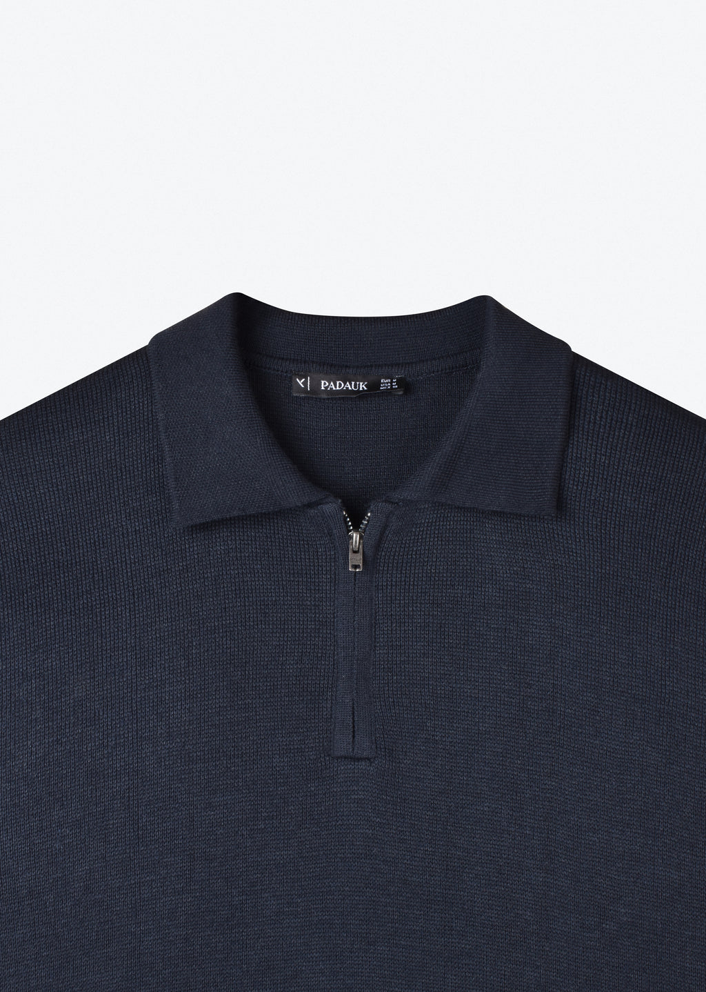 QUARTER ZIP KNIT POLO