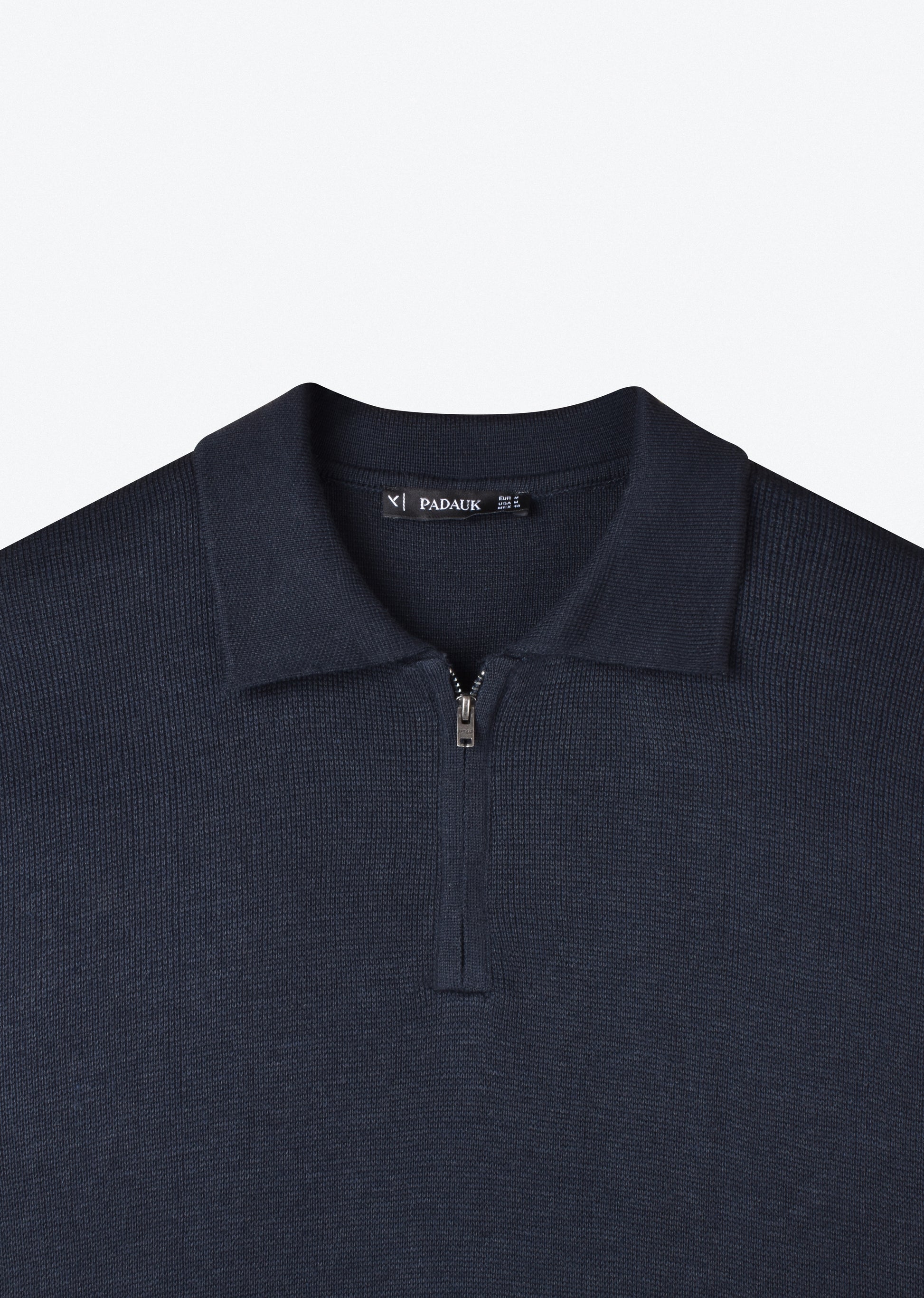 QUARTER ZIP KNIT POLO