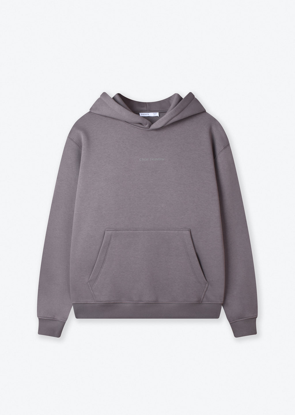 PRINTED PATCH BOXYFIT HOODIE