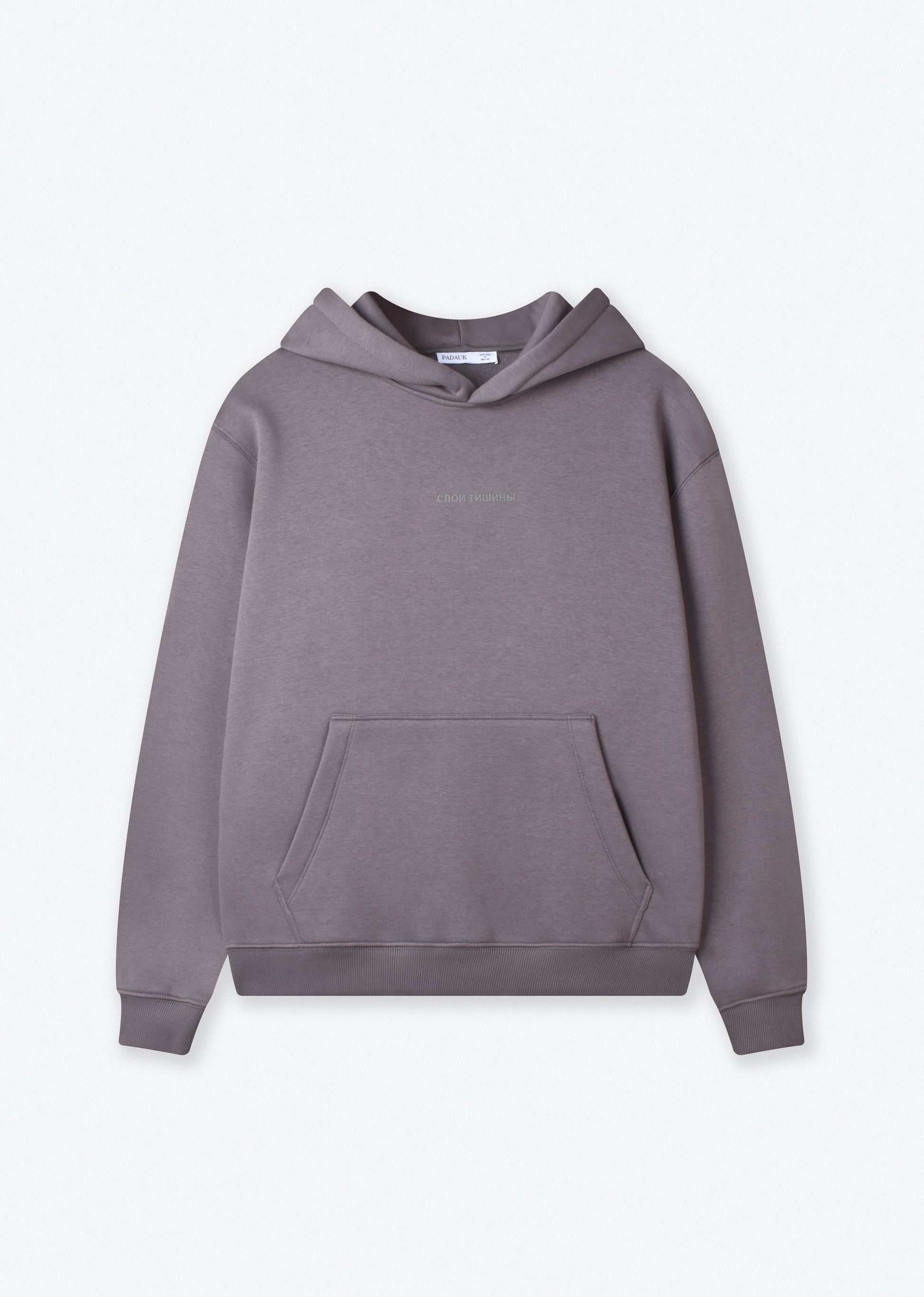 PRINTED PATCH BOXYFIT HOODIE