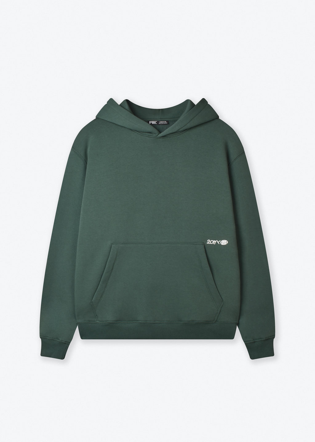 PRINTED PATCH BOXY-FIT HOODIE