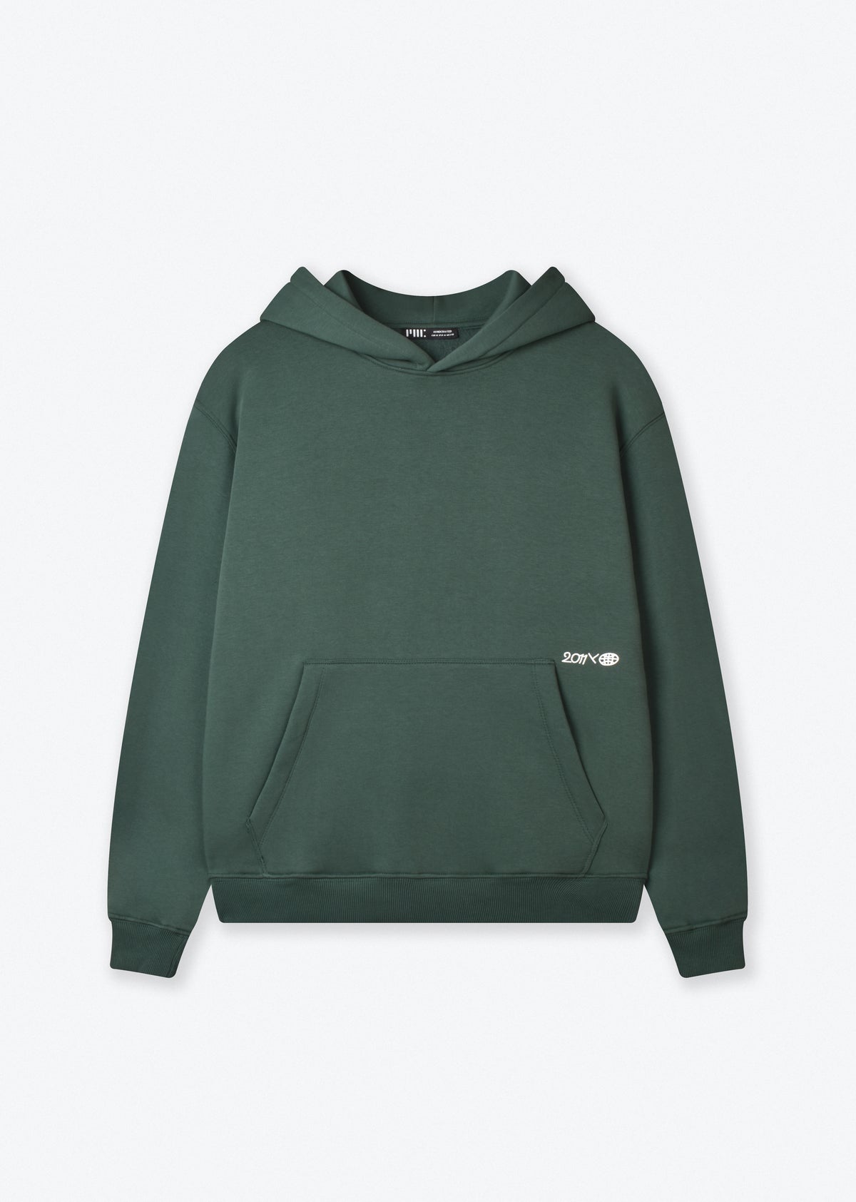 PRINTED PATCH BOXY-FIT HOODIE