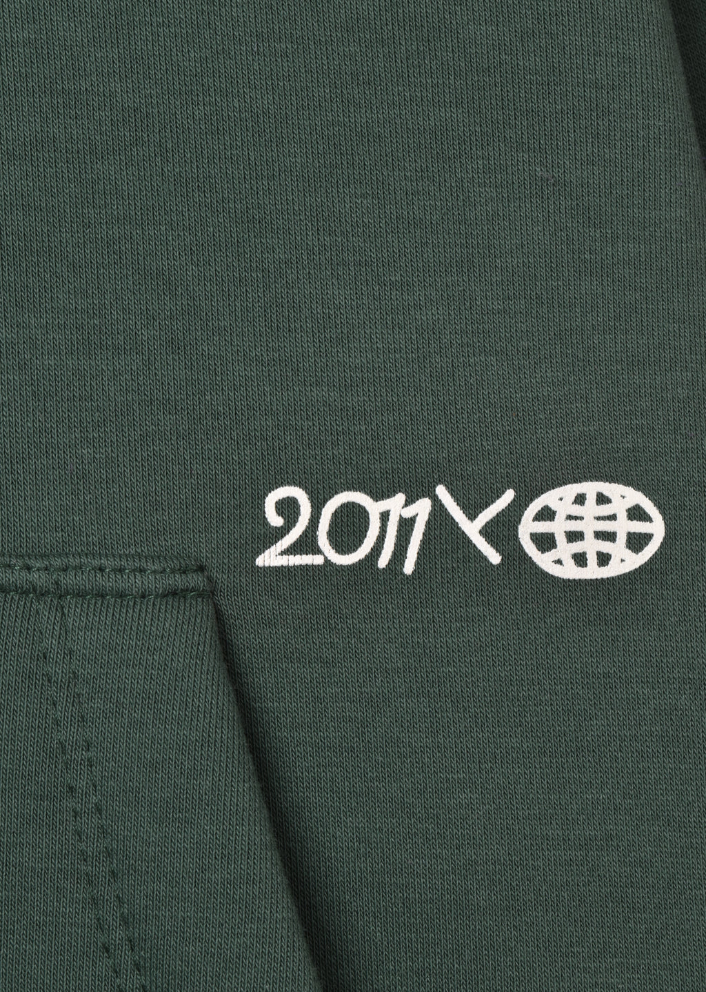 PRINTED PATCH BOXY-FIT HOODIE