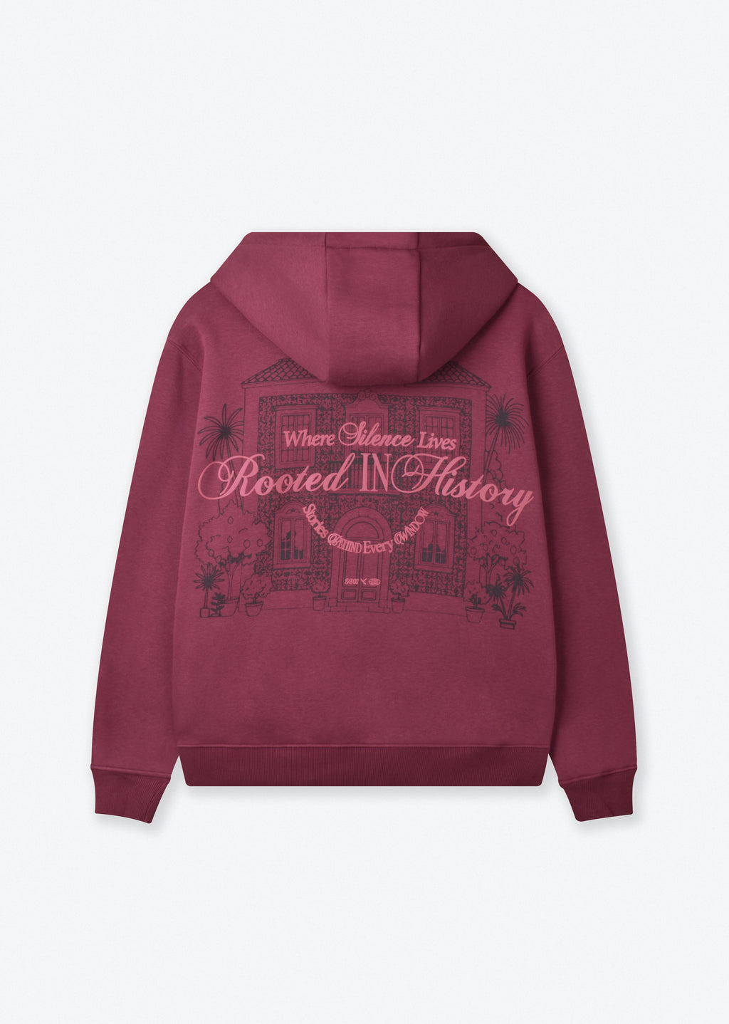 PRINTED PATCH BOXYFIT HOODIE
