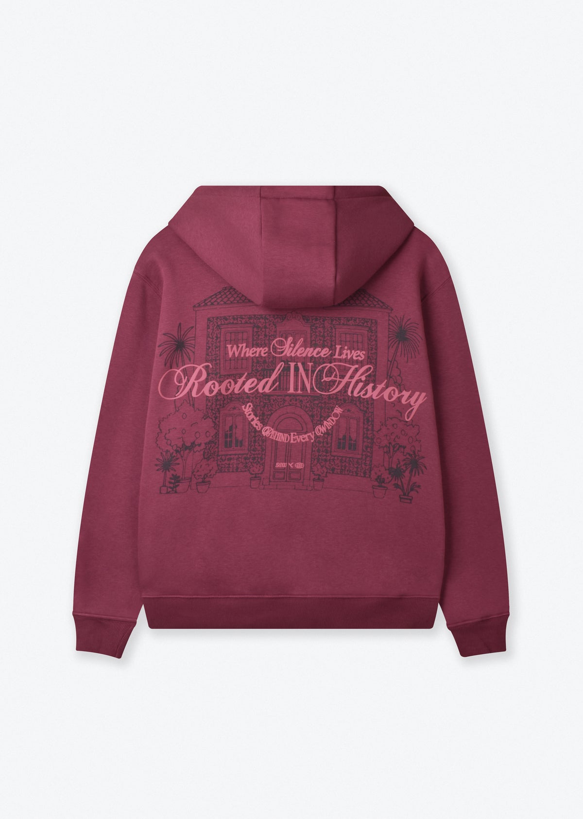 PRINTED PATCH BOXYFIT HOODIE
