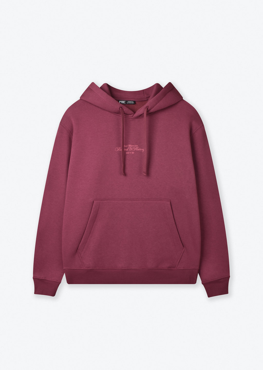 PRINTED PATCH BOXYFIT HOODIE
