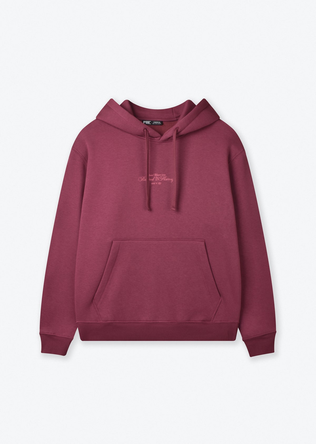 PRINTED PATCH BOXYFIT HOODIE