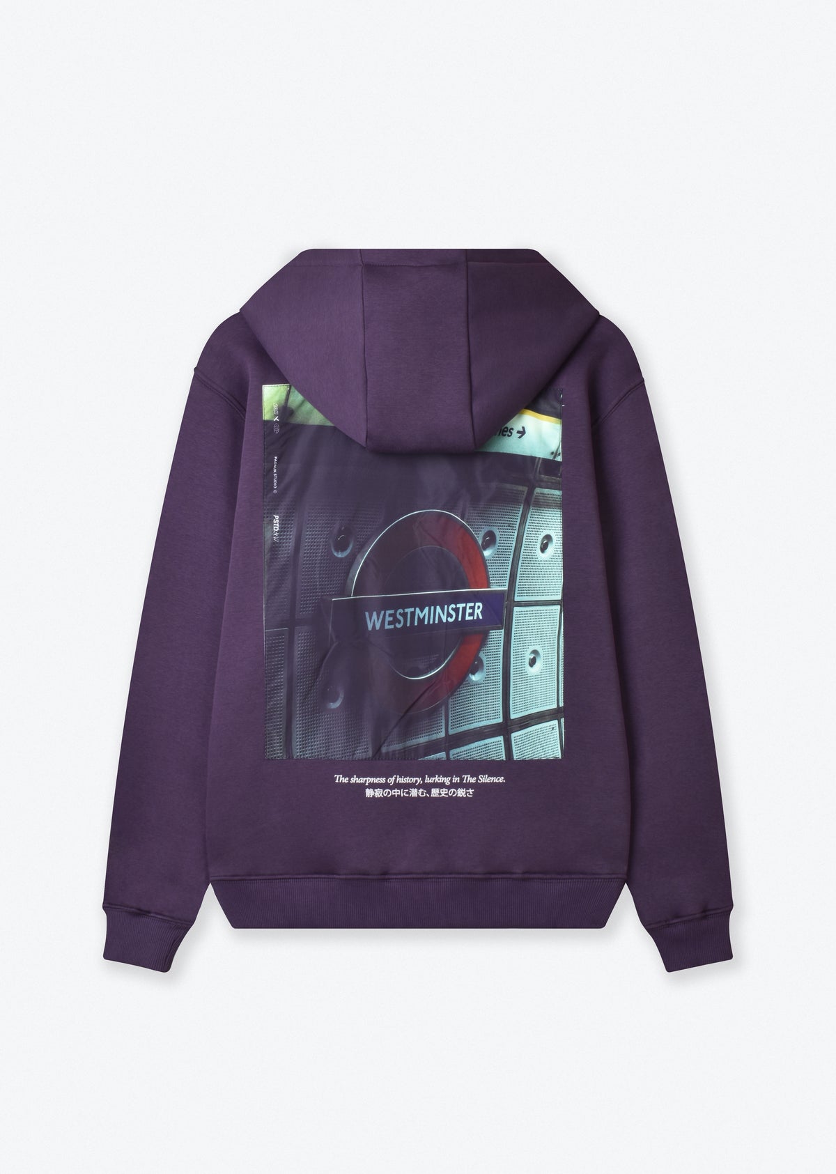 PRINTED PATCH OVERSIZE HOODIE