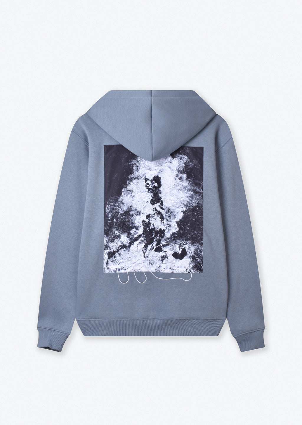 PRINTED PATCH OVERSIZE HOODIE