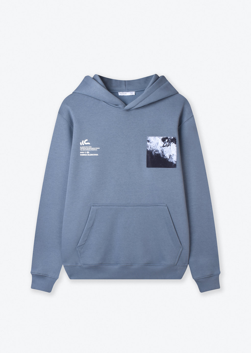 PRINTED PATCH OVERSIZE HOODIE