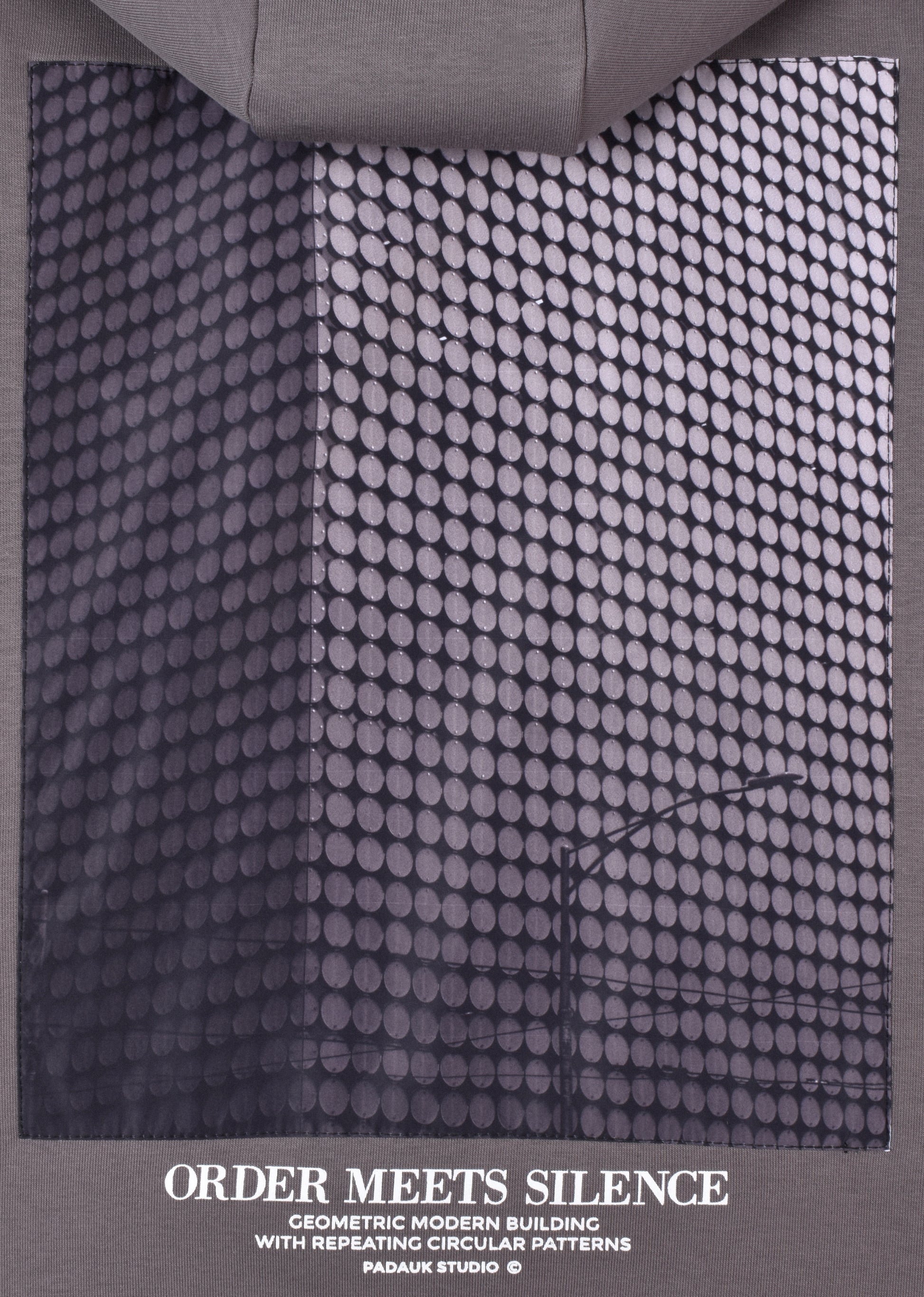 PRINTED PATCH HOODIE