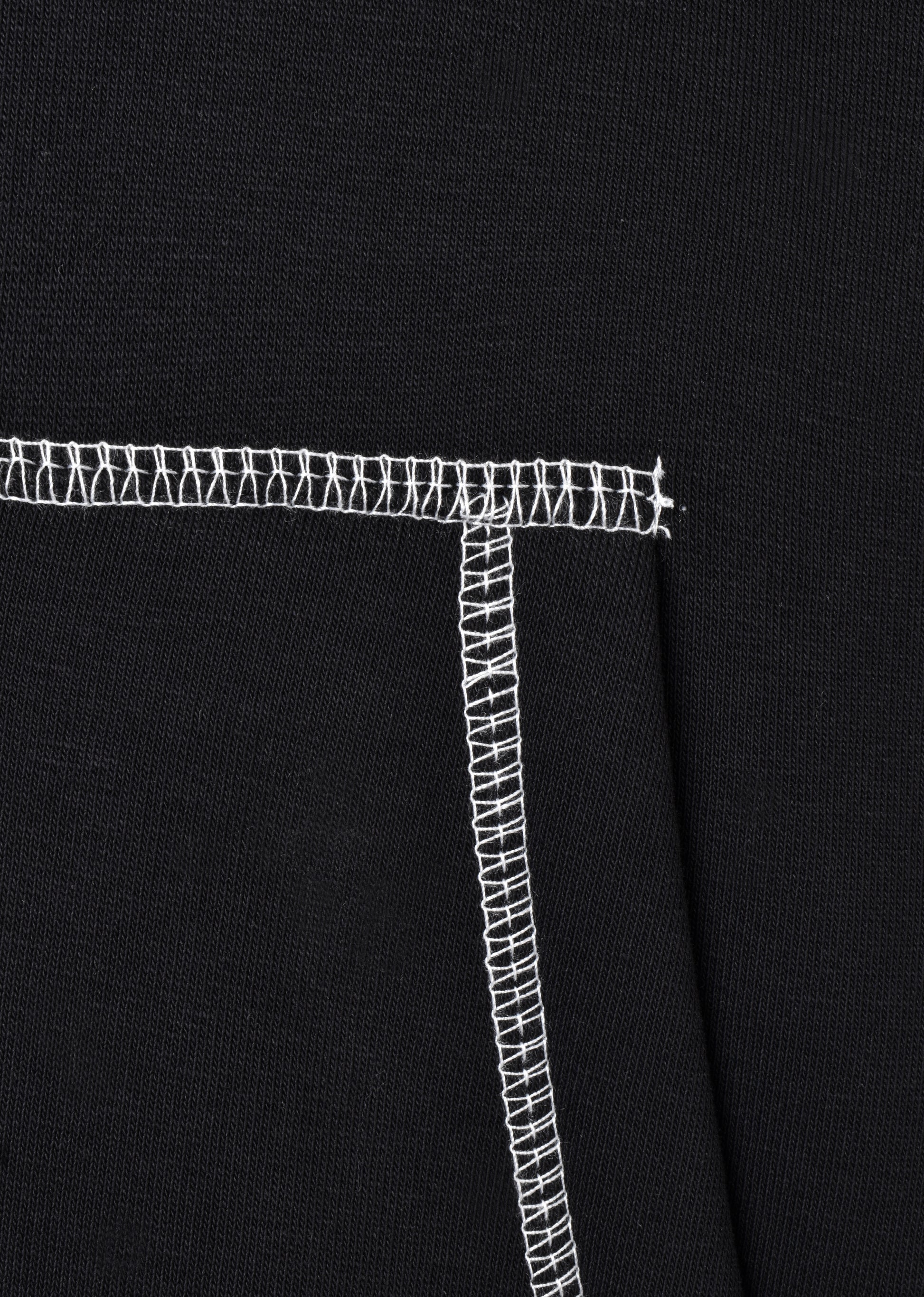 CONTRAST STITCHING HOODIE