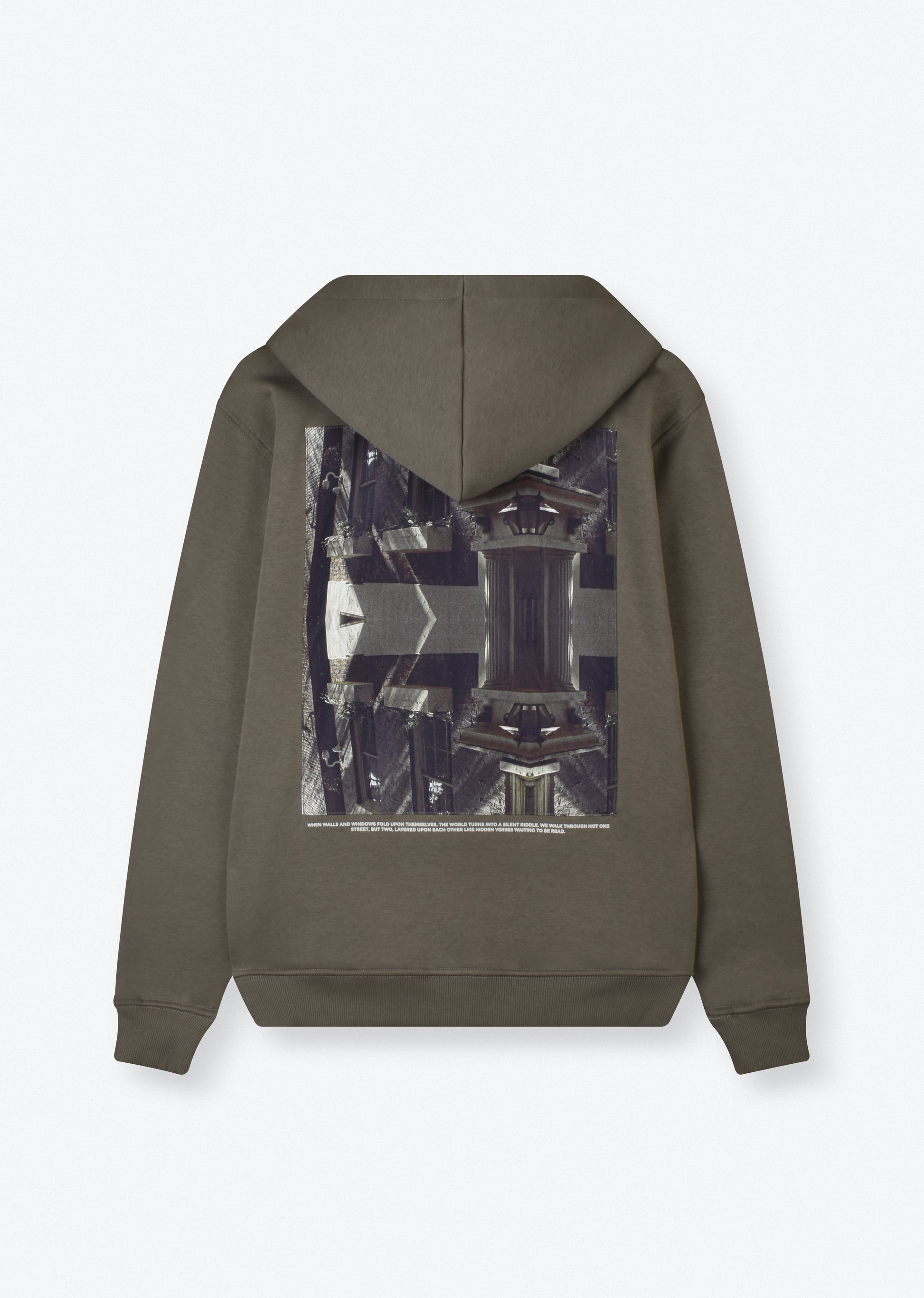 PRINTED PATCH HOODIE