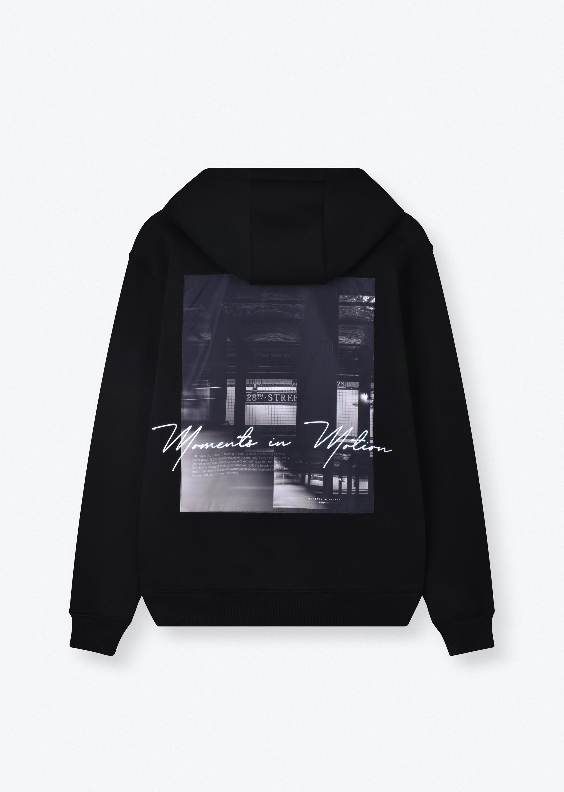 PRINTED PATCH HOODIE