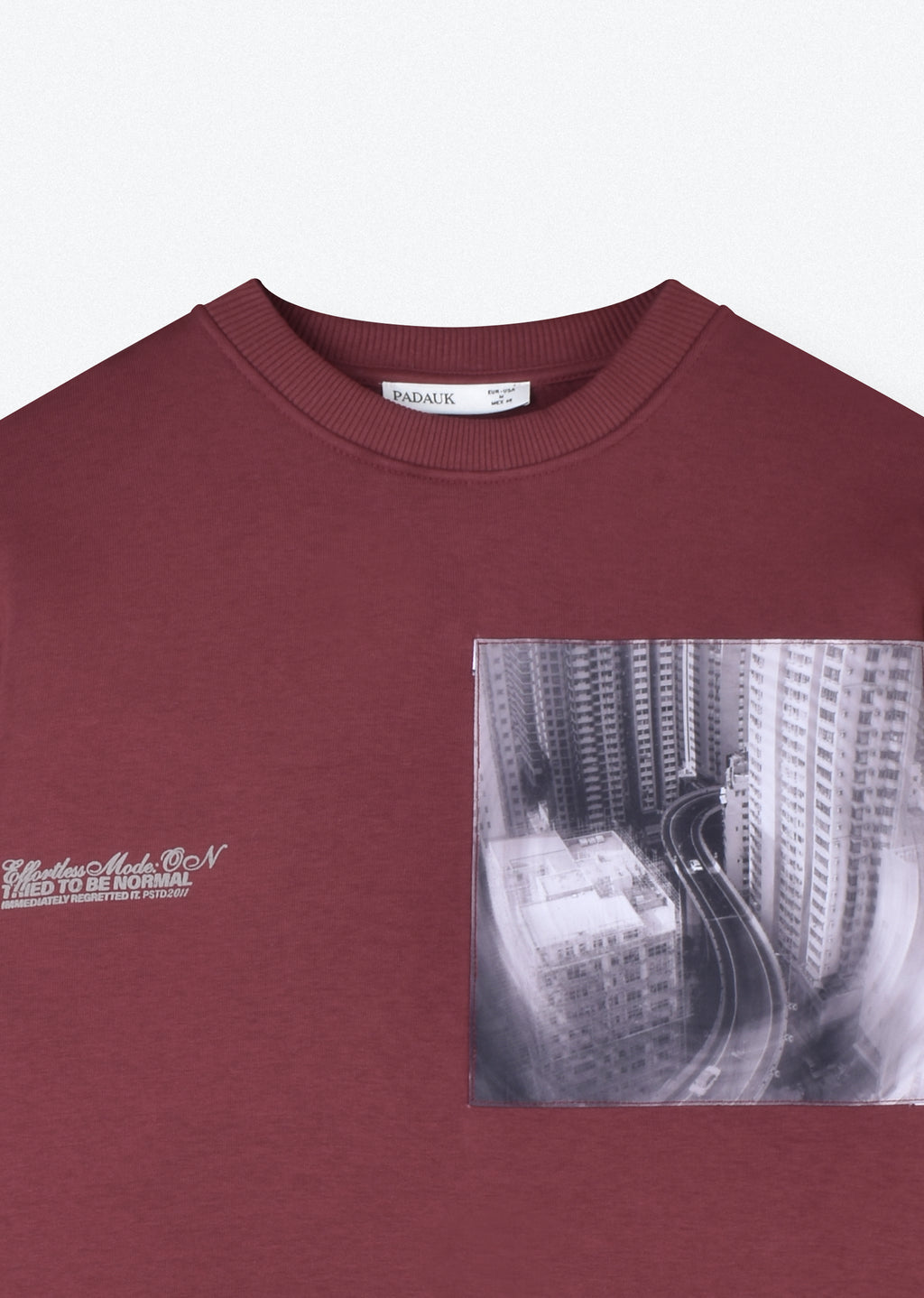 PRINTED PATCH SWEATSHIRT