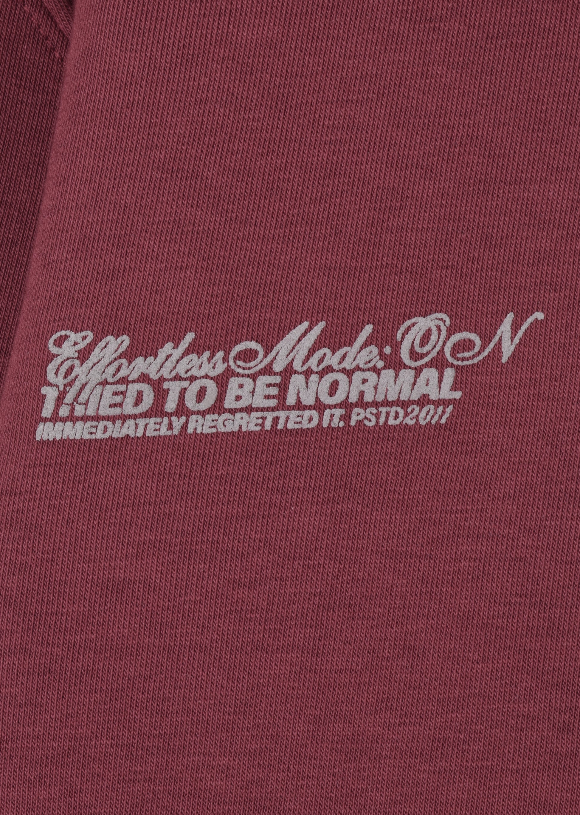 PRINTED PATCH SWEATSHIRT