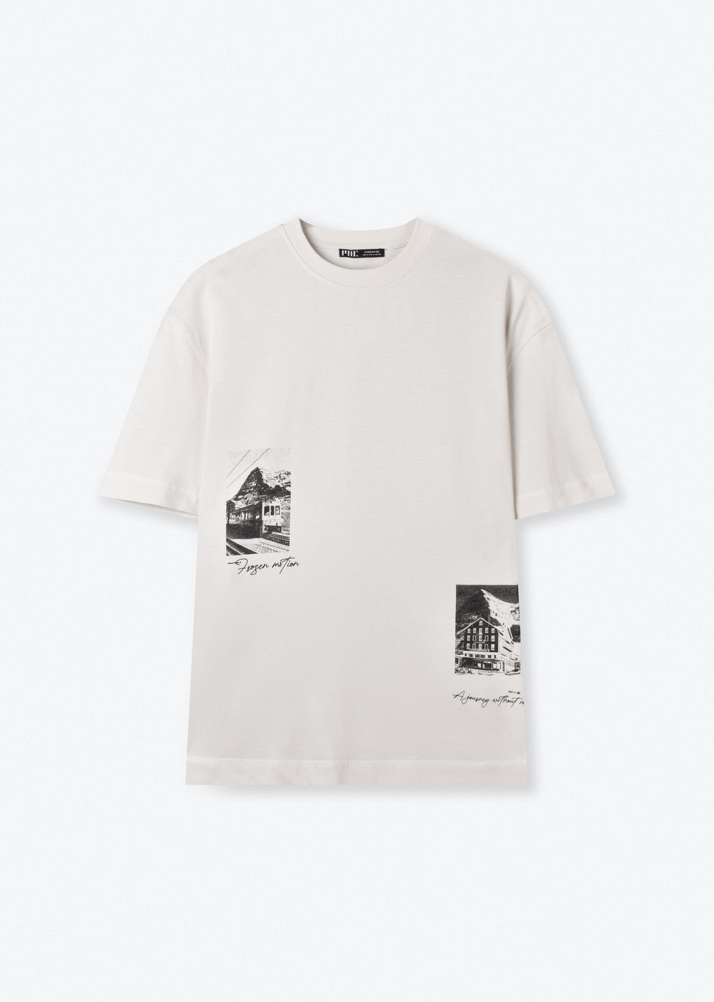 PRINTED PATCH BOXY-FIT T-SHIRT