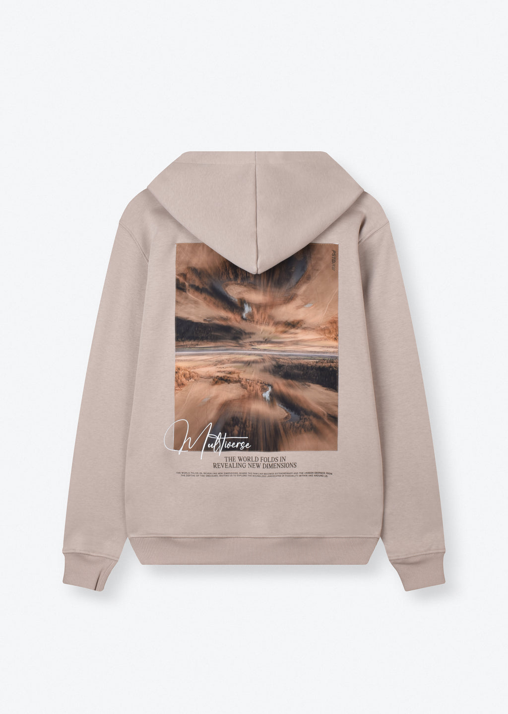 PRINTED PATCH HOODIE