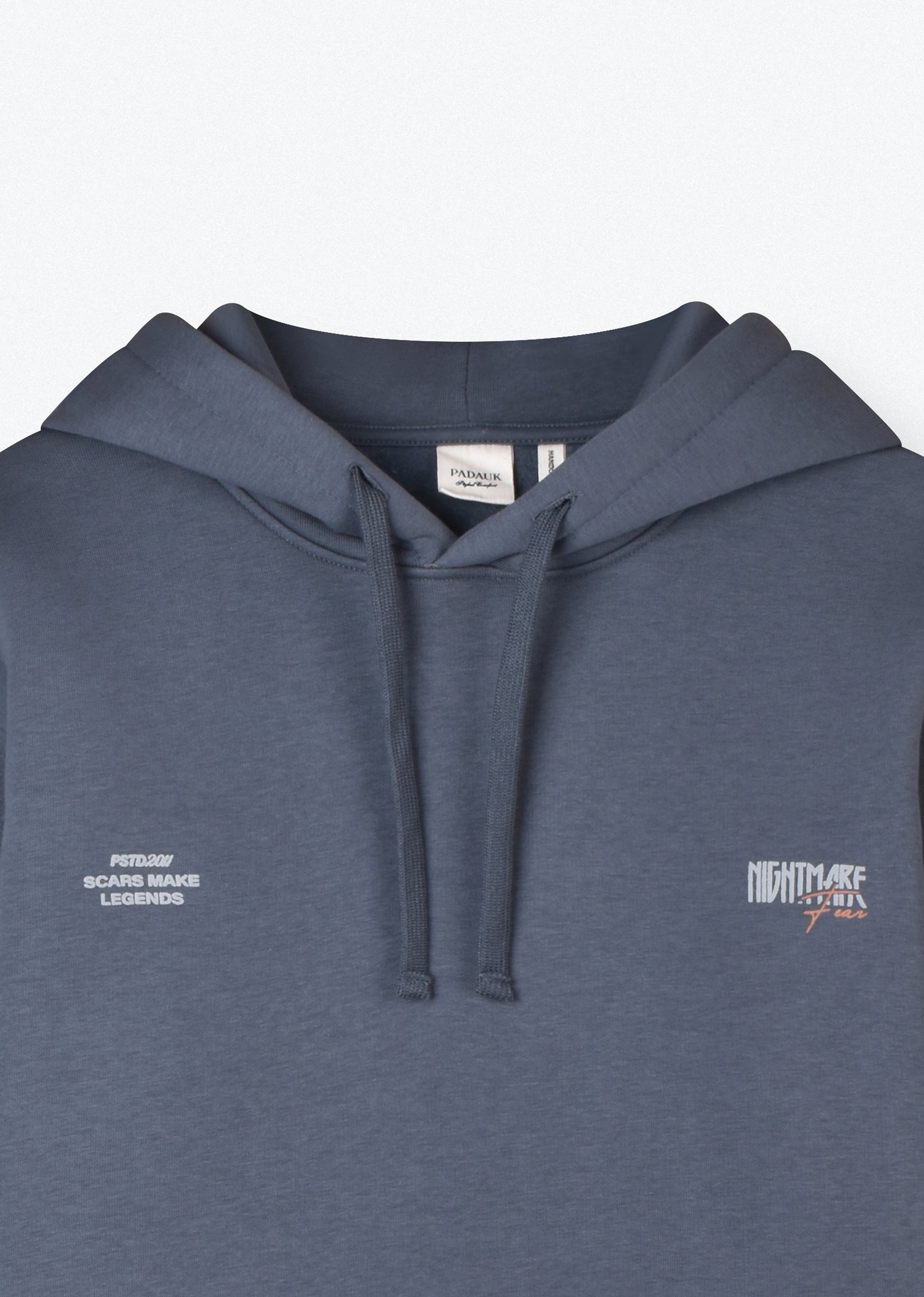 PRINTED SLIM-FIT HOODIE
