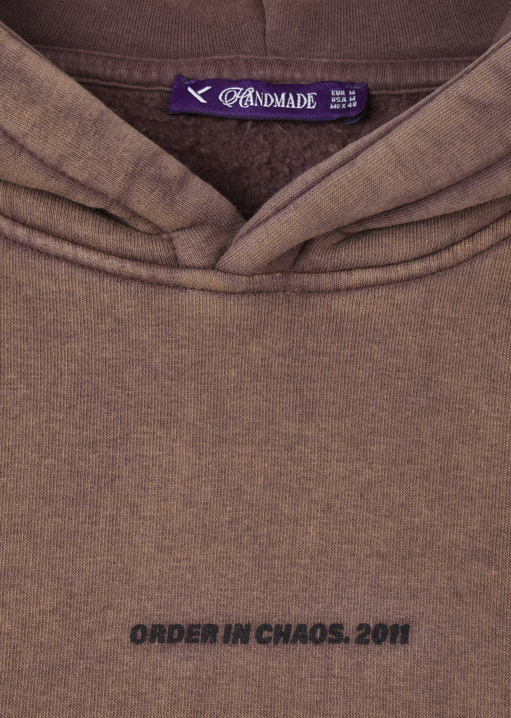 WASHED PRINTED BOXYFIT HOODIE