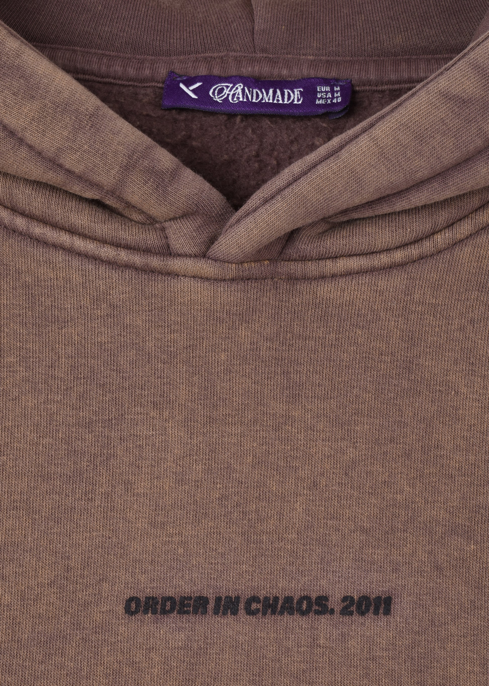 WASHED PRINTED BOXYFIT HOODIE