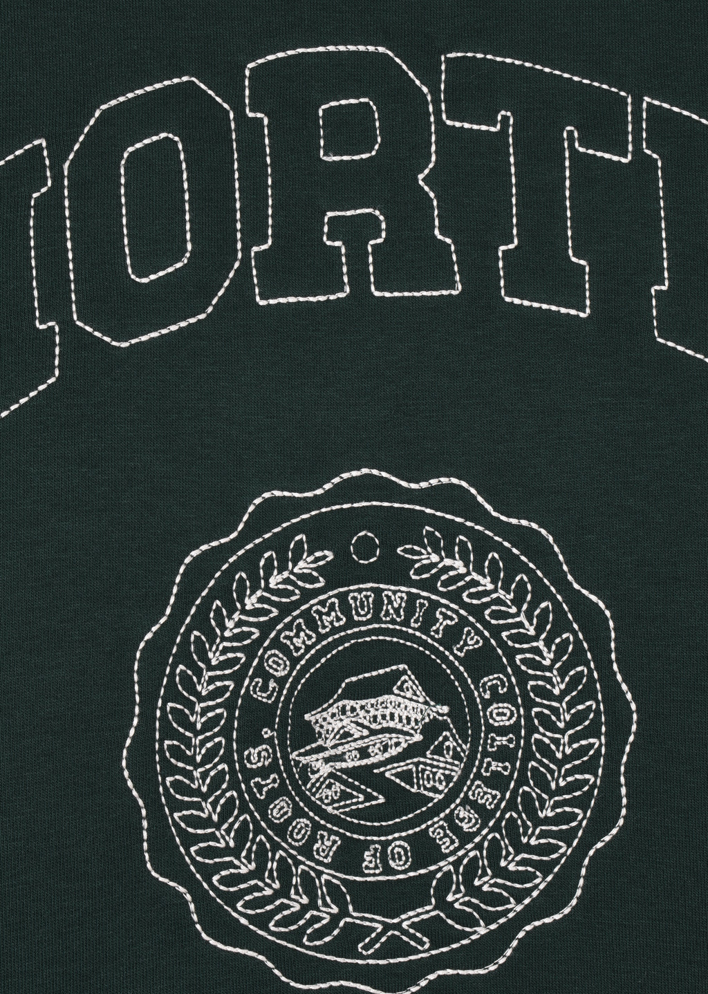 EMBROIDERED OVERSIZE SWEATSHIRT