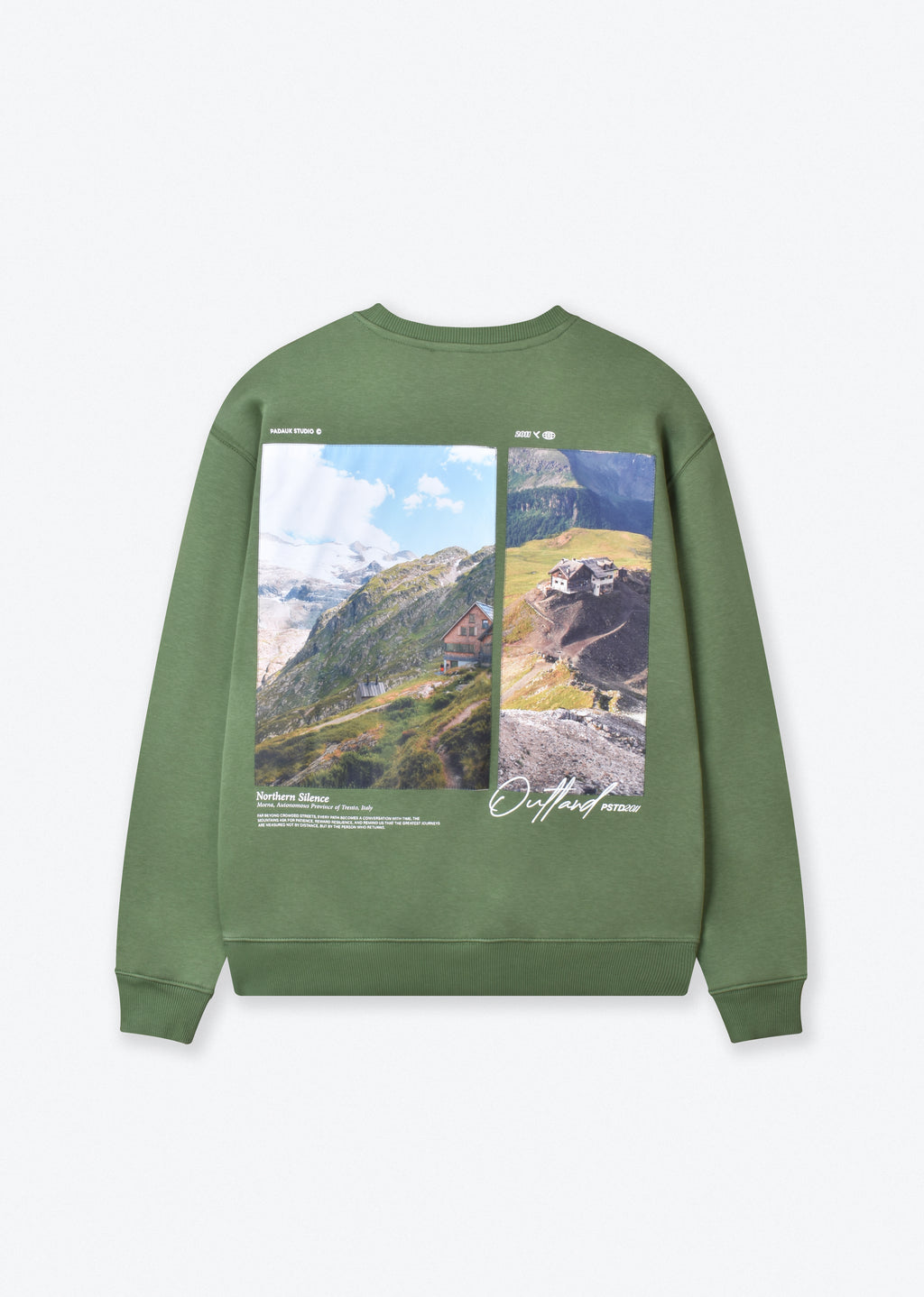 PRINTED PATCH SWEATSHIRT