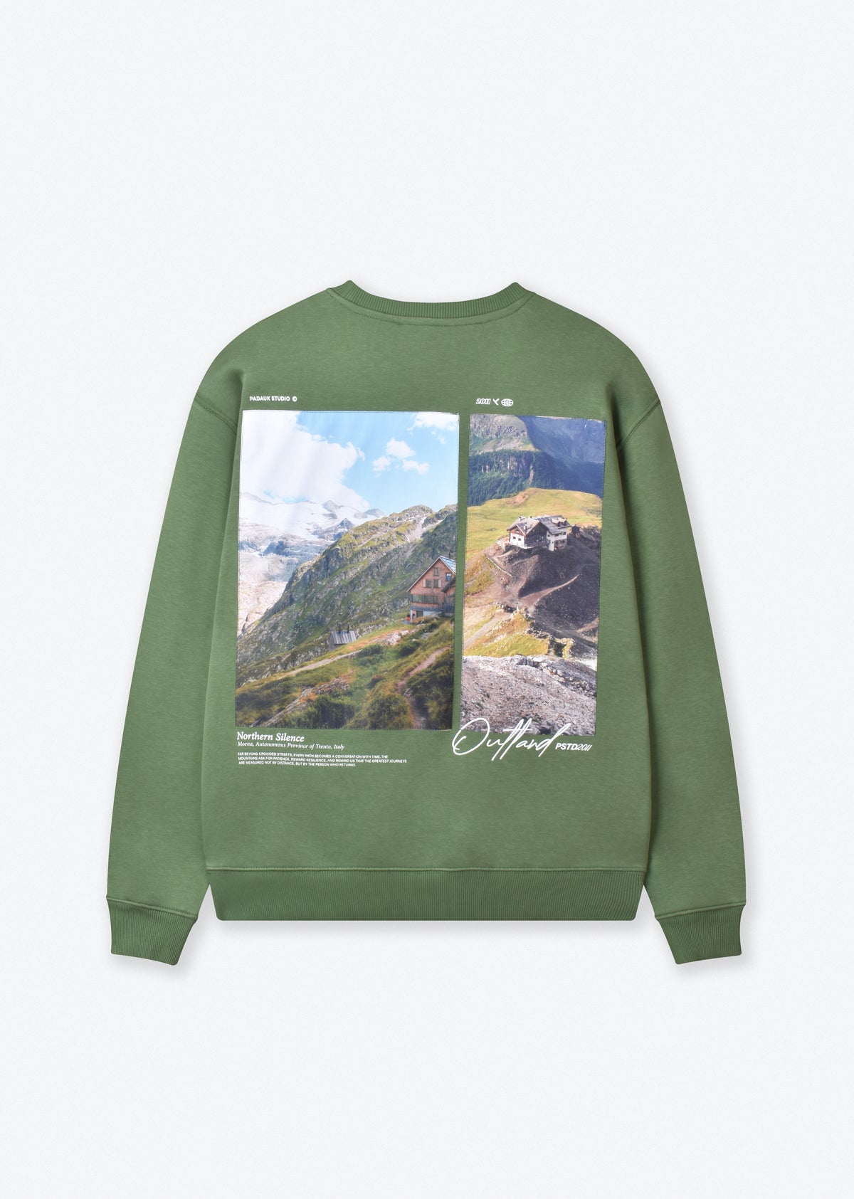 PRINTED PATCH SWEATSHIRT