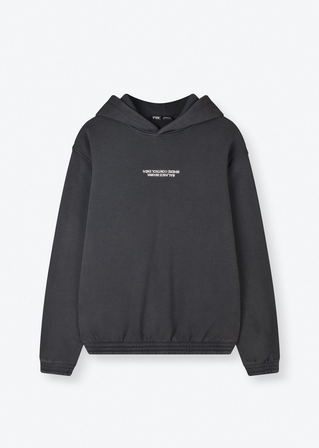 WASHED EMBROIDERED HOODIE