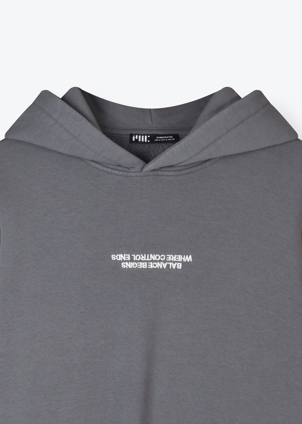 WASHED EMBROIDERED HOODIE