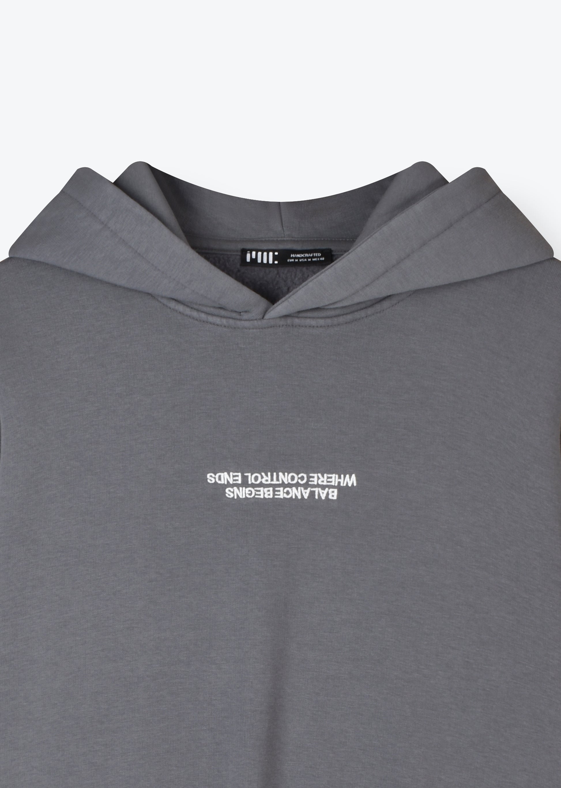 WASHED EMBROIDERED HOODIE