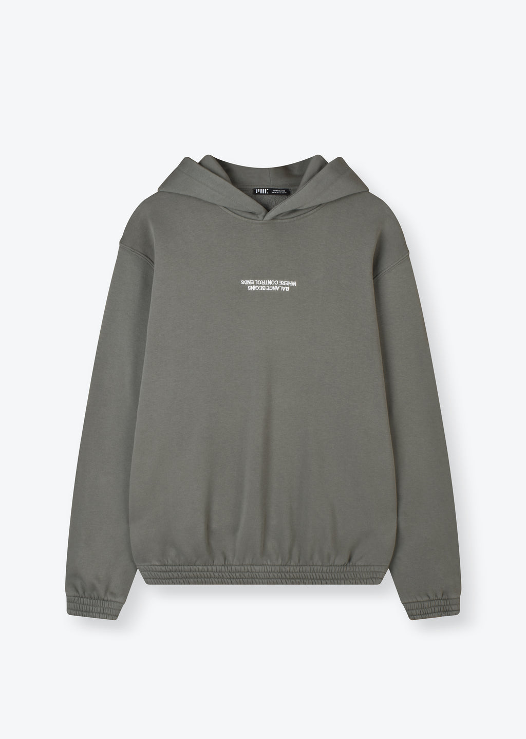 WASHED EMBROIDERED HOODIE